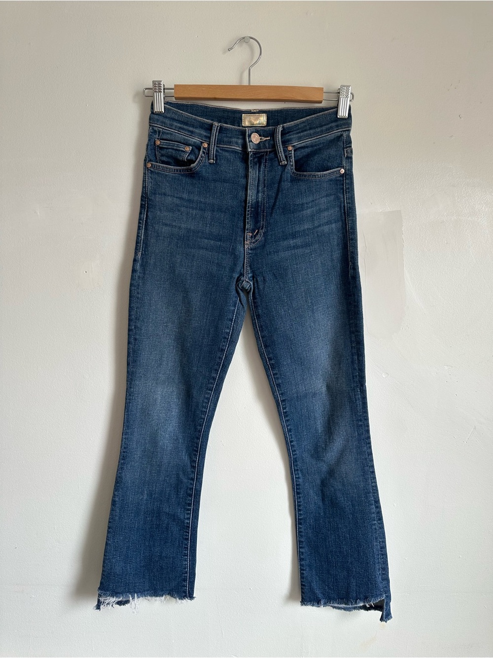 MOTHER High Waisted Cropped Denim